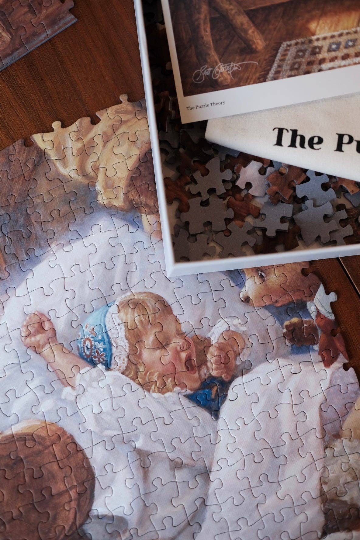 The Puzzle Theory - Wholesale Puzzel - Volwassene - Scott Gustafson Goudlokje en de Drie Beren - Puzzel van 1000 Stukjes5