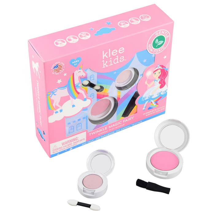 Klee Naturals - Wholesale Kids Makeup - Kids - Twinkle Magic Fairy - Klee Kids Play Makeup 2-PC Kit