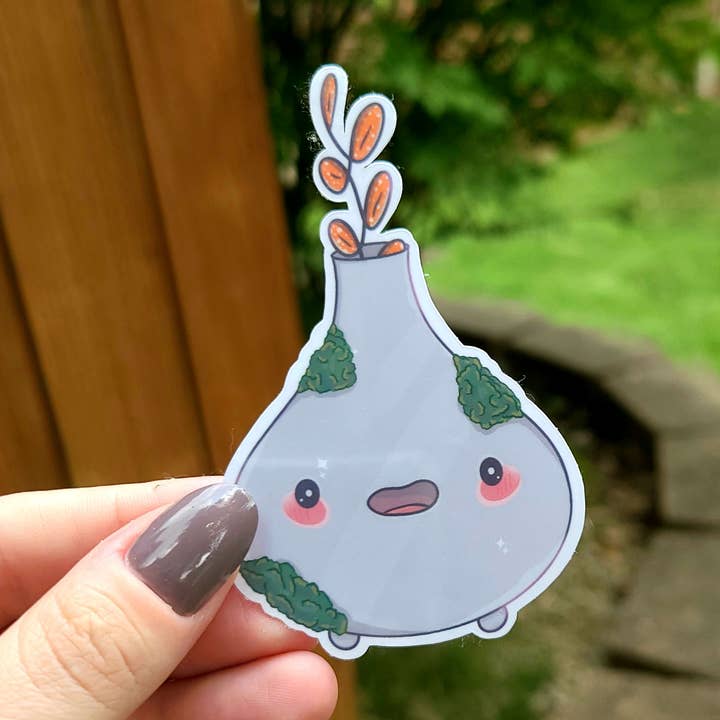 Happy Planter, Vinyl-Aufkleber, Aufkleber, Laptop-Aufkleber, Kawii für den Großhandel von Cozy Bee Creates