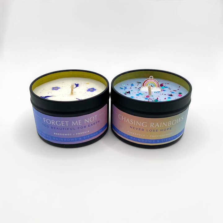 Sienna Blue Handmade – wholesale Jar/filled candle – Baby loss awareness candle