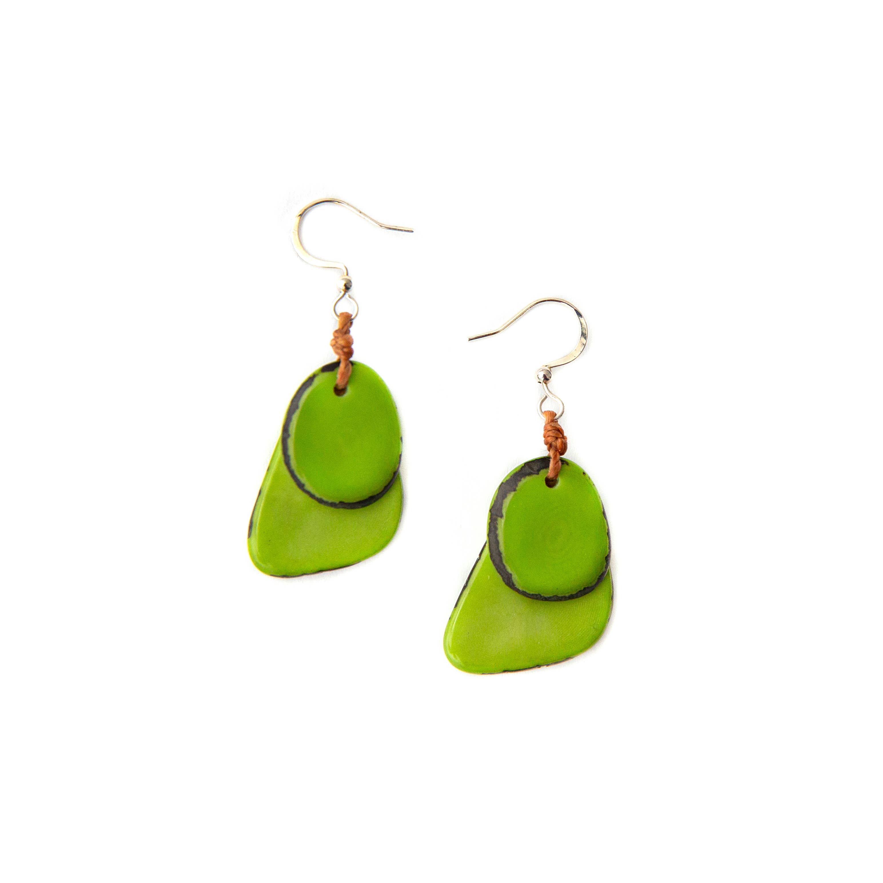 Organic Tagua Jewelry – Großhandel Ohrhänger – Fiesta Ohrringe19