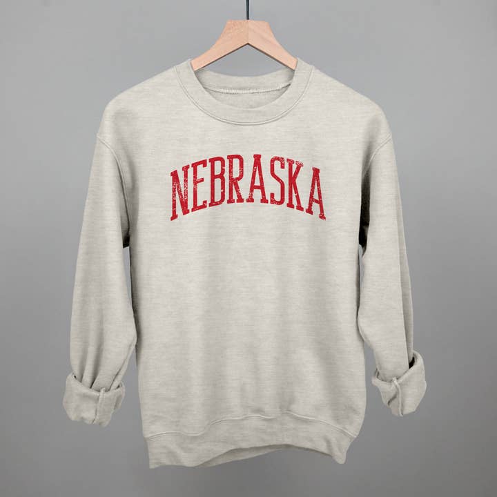 Ivy + Cloth - Wholesale Graphic Sweatshirt - Women's - Nebraska Arch12