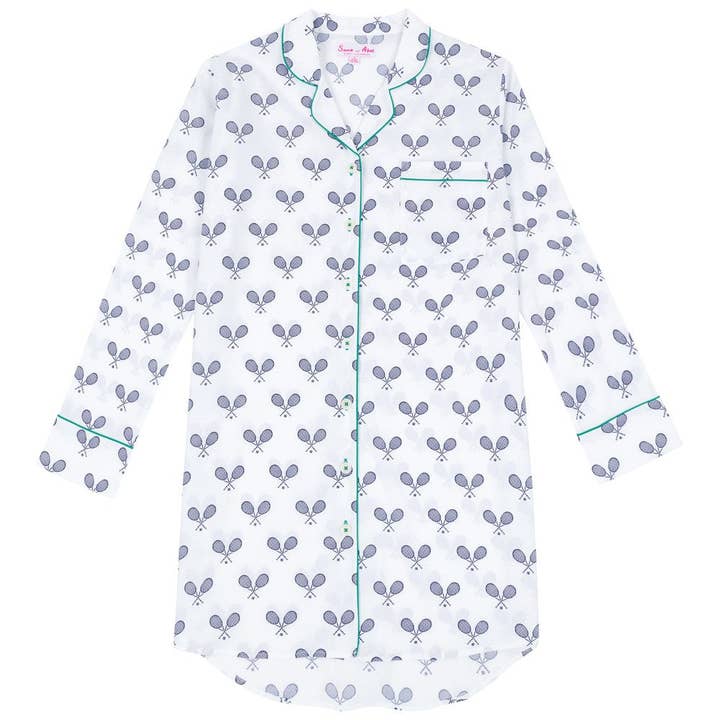 Damtennis marinblå nattlinne för wholesale av Sant and Abel