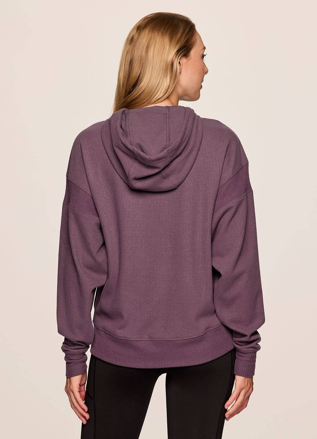 RBX Active – Engroshandel Hoodie – Kvinder – Afslappet hættetrøje i vaffelstrik til fridage16