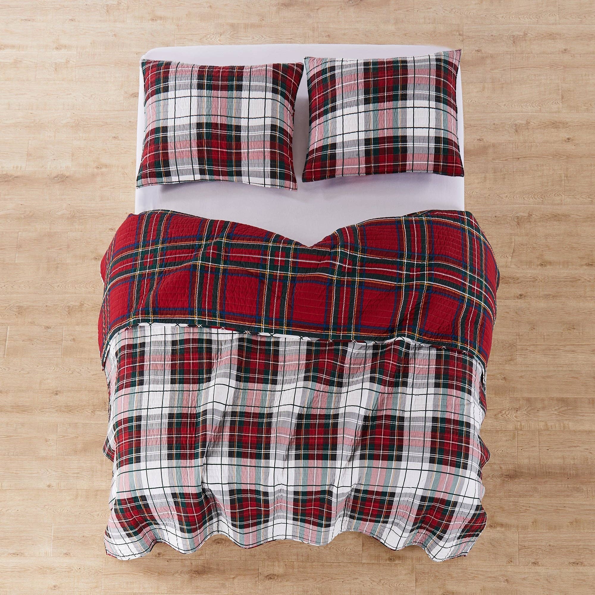 Levtex Home - Wholesale Quilt - Spencer Plaid Quilt2