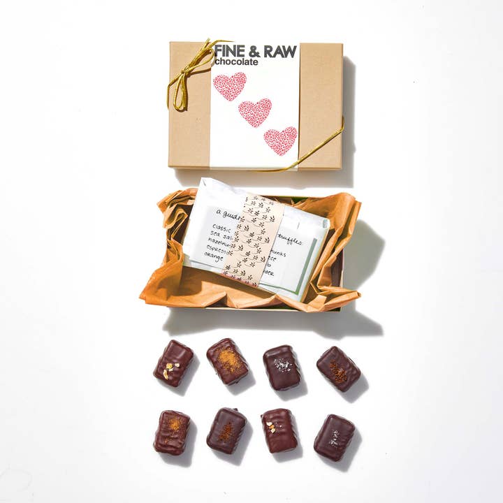 Valentine's Day 2026 8-piece Truffle Gift Set for wholesale by FINE & RAW