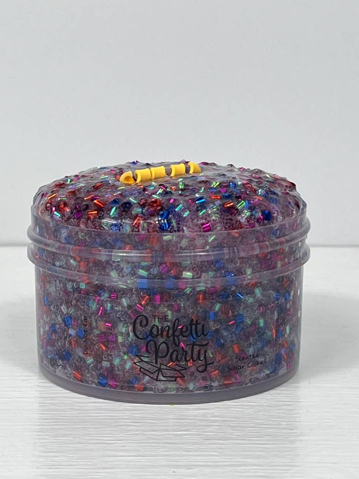 Confetti Party Slime for wholesale by Hazel Slimes