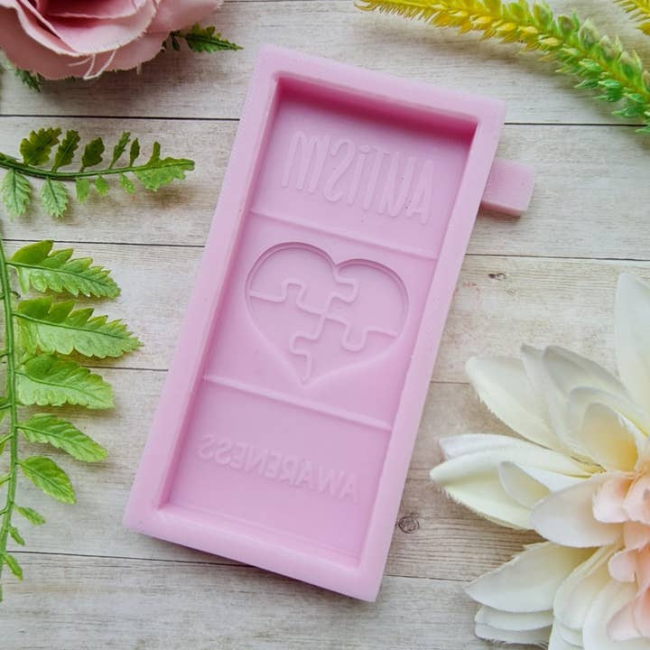The Mould King - Wholesale Craft Supplies - Autism Awareness Autistic Wax Melt Silicone Mould