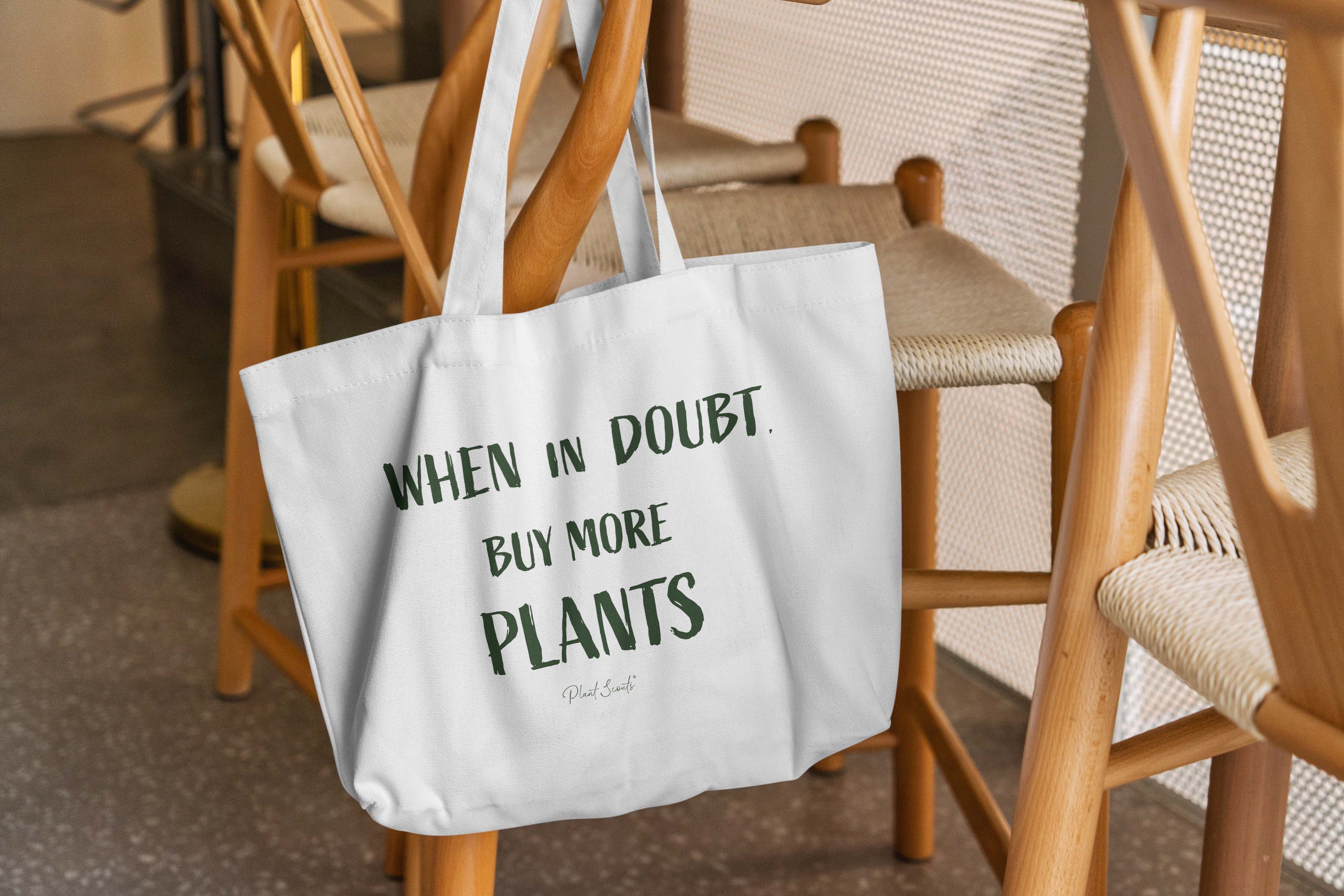 Plant Scouts - Wholesale Tote Bag - Women's - Buy More Plants Tote Bag - Gardening Gifts for Women6