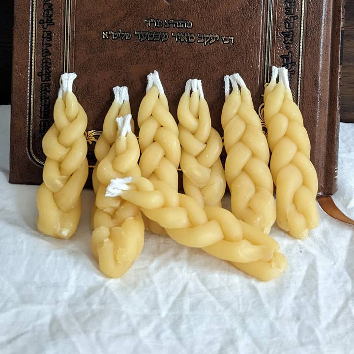 Mini-Honigwachs-Hawdalah-Kerzen – 10er-Pack für den Großhandel von Ohr Judaica