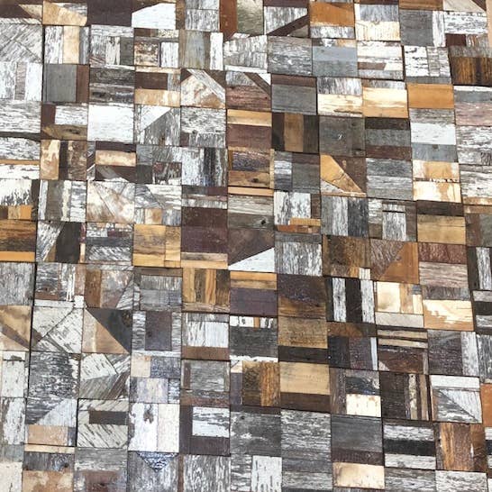 Heartland Designs - Wholesale Coasters - Wood Coaster Mosaic Reclaimed
