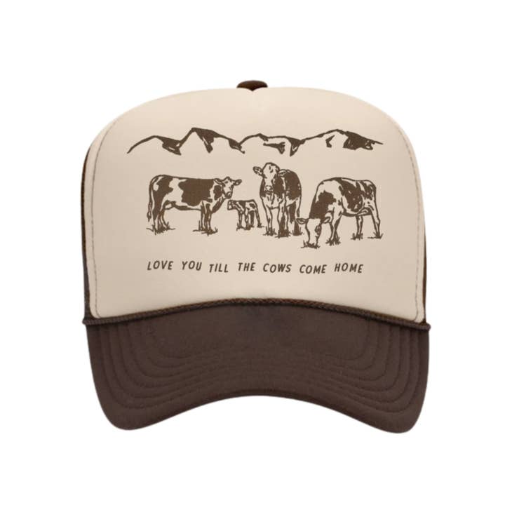 Not From Malibu - Wholesale Trucker Hat - Women's - Cows Come Home Trucker Hat1