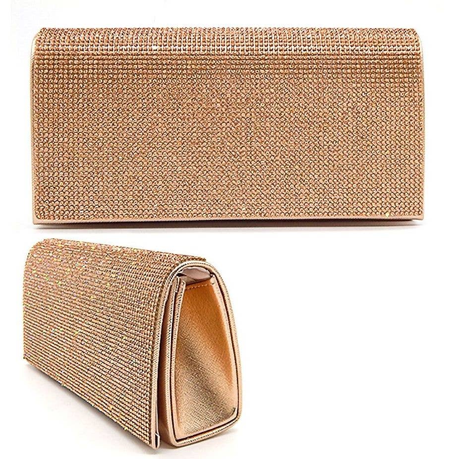 Diacly - Vente Pochette – femme - Pochette de soirée brillante avec patch en strass4