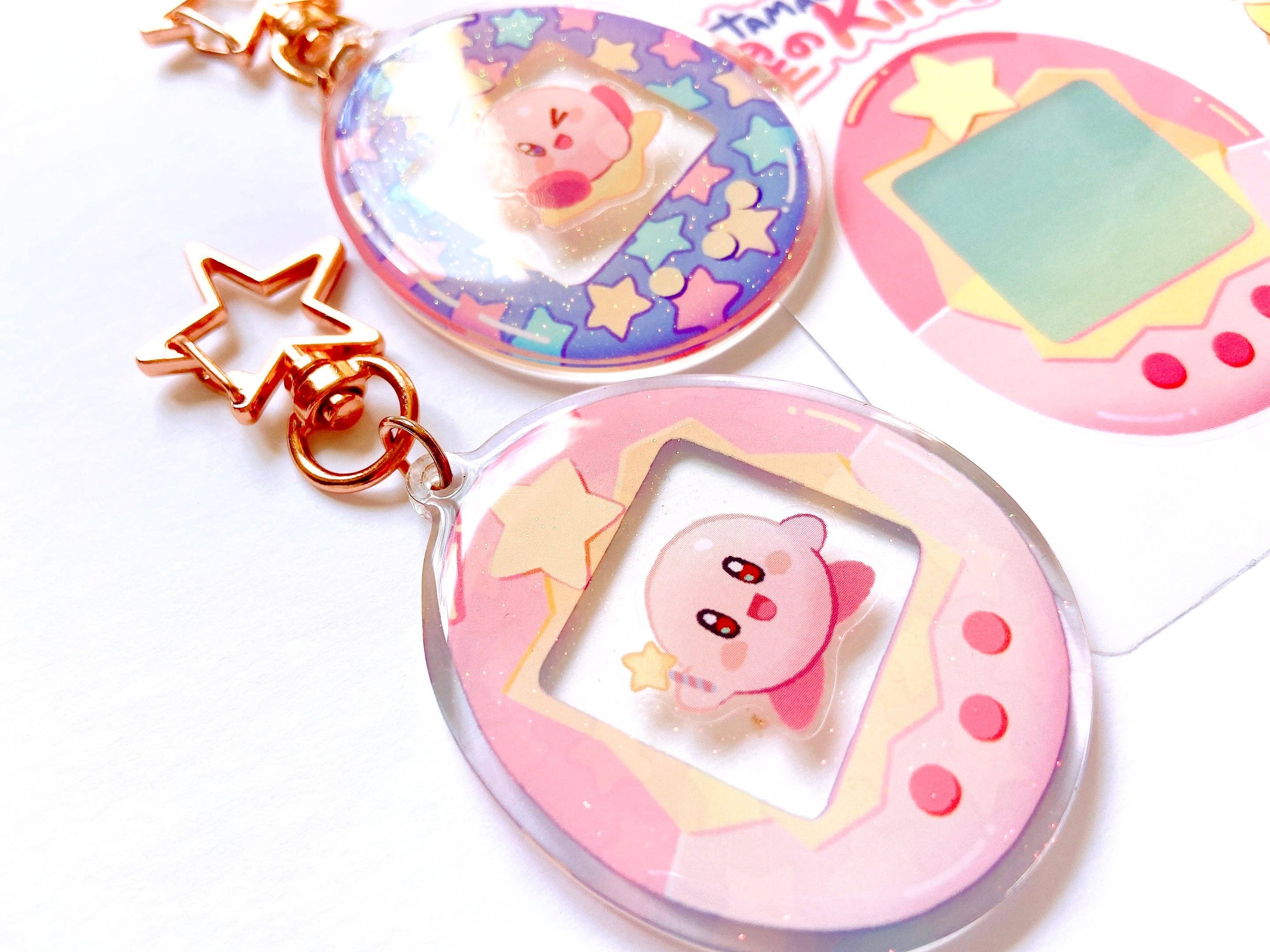 ToasterKiwi - Wholesale Keychain - Kids - Custom Tamagotchi Set [Kirby]7