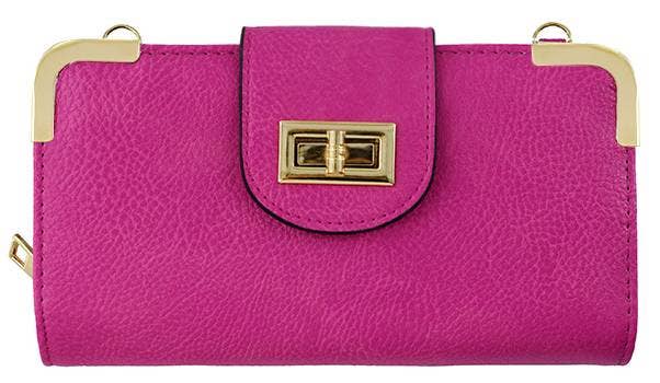 MiMi Wholesale - Wholesale Crossbody Bag - Women's - AD041 Turn Lock Crossbody Wallet8