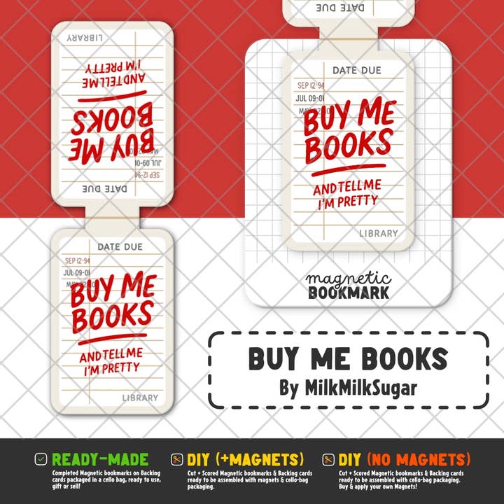Stickiply - Wholesale Bookmark - Buy Me Books | Magnetic Bookmark2