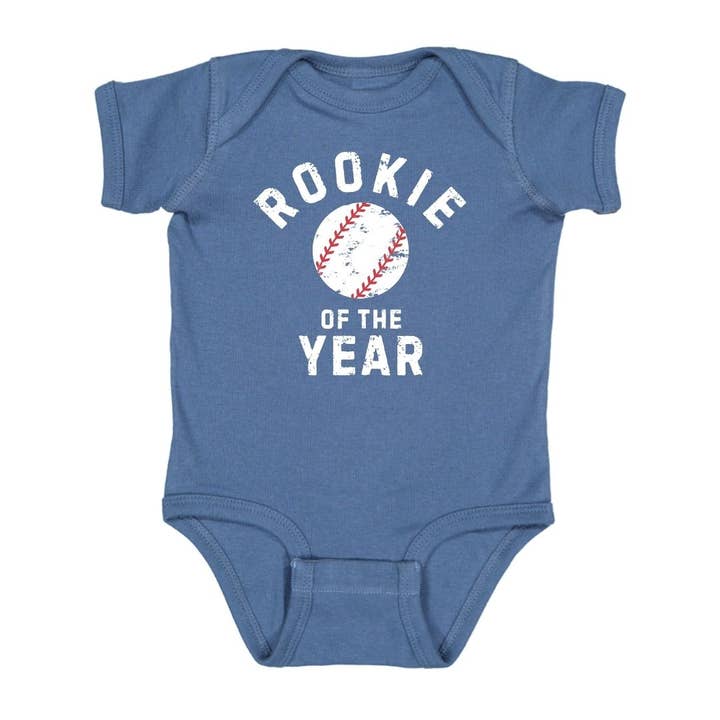 Rookie of the Year Short Sleeve Bodysuit - Baby - Sports for wholesale by Sweet Wink