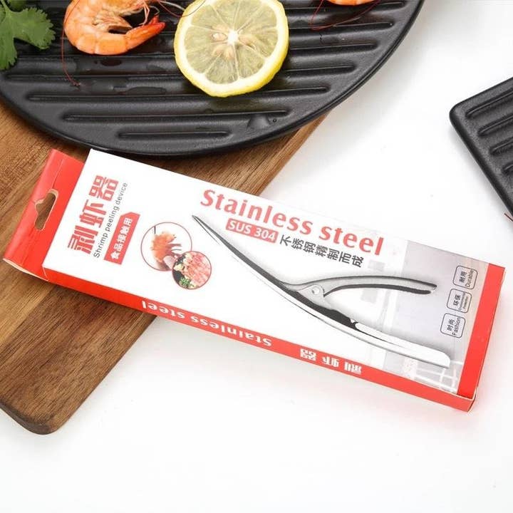 VIGOR - Wholesale Kitchen tool/gadget - Premium Stainless Steel Shrimp Peeling Tool Shrimp Skin Shel4