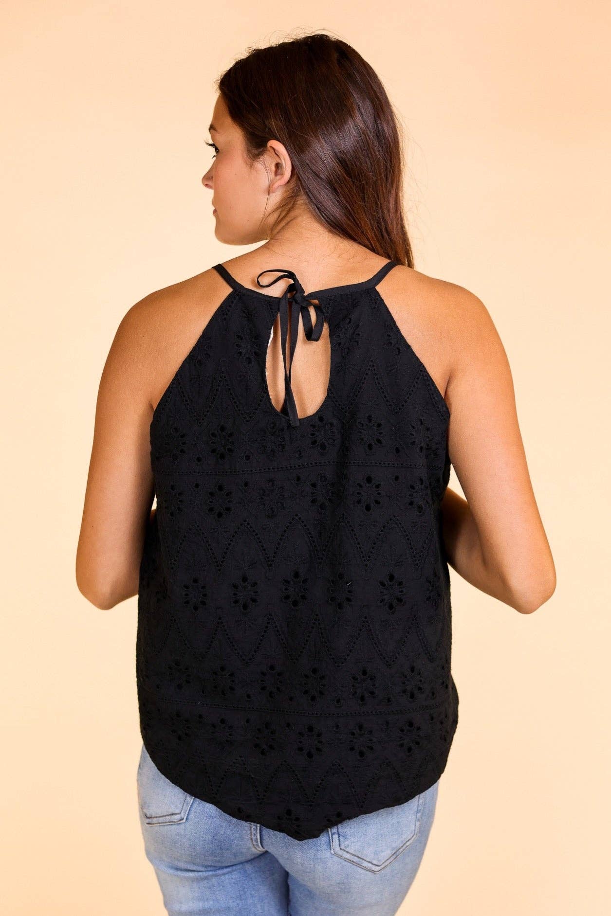 The Yala Top in Black for wholesale on Faire2