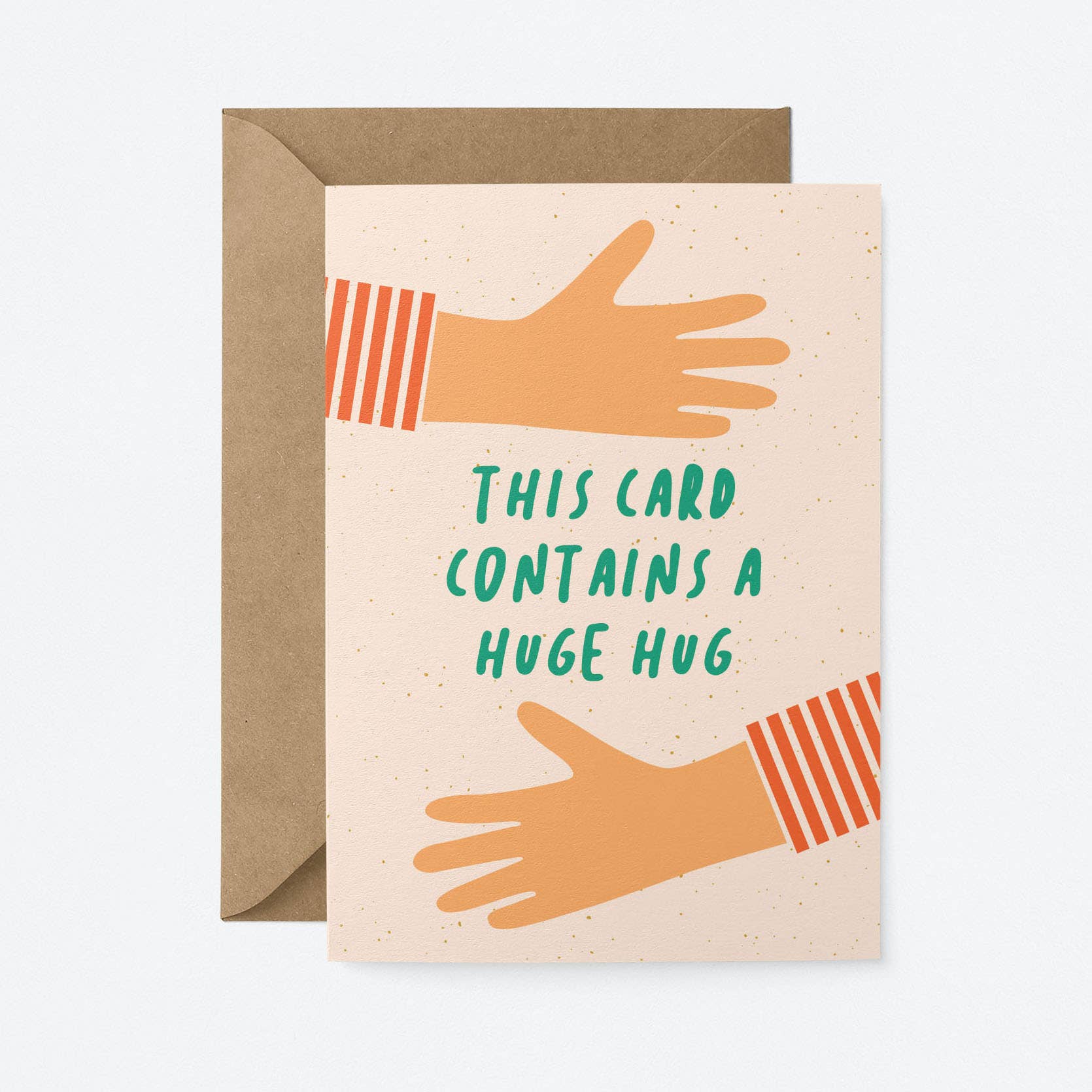 Graphic Factory – wholesale Friendship card – This card contains a huge hug - Greeting Card0