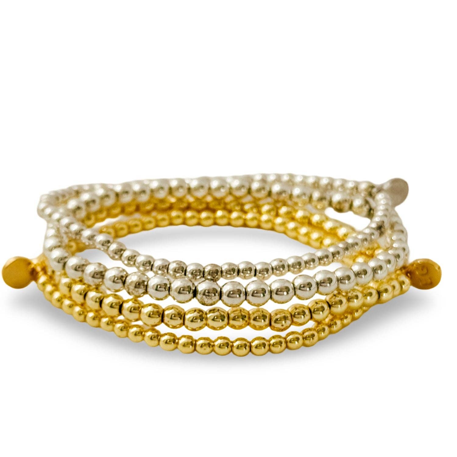 ETHICGOODS – wholesale Beaded bracelet – Gold PVD Stacker Bracelet5