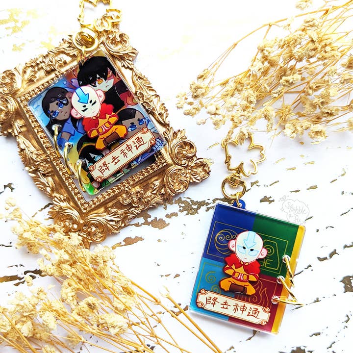 AtLA | Book of the Avatar | Acrylic Book Charm for wholesale by squibblefu
