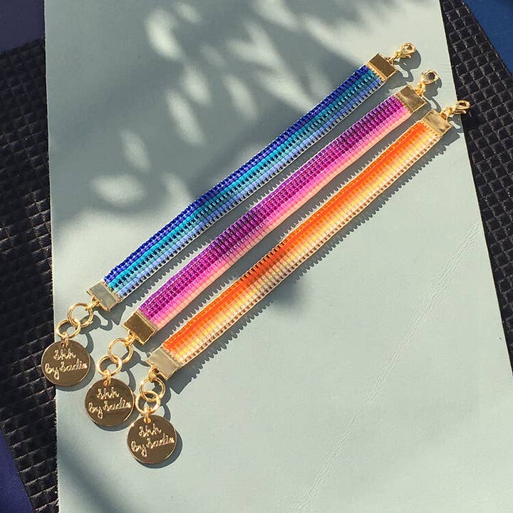 Handmade Skinny Ombre Beaded Bracelet for wholesale by Shh by Sadie