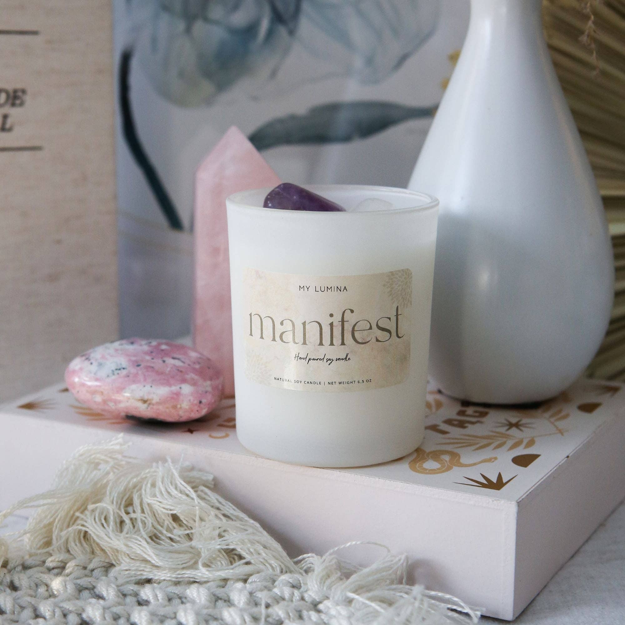My Lumina - Wholesale Jar/Filled Candle - Manifest Candle1