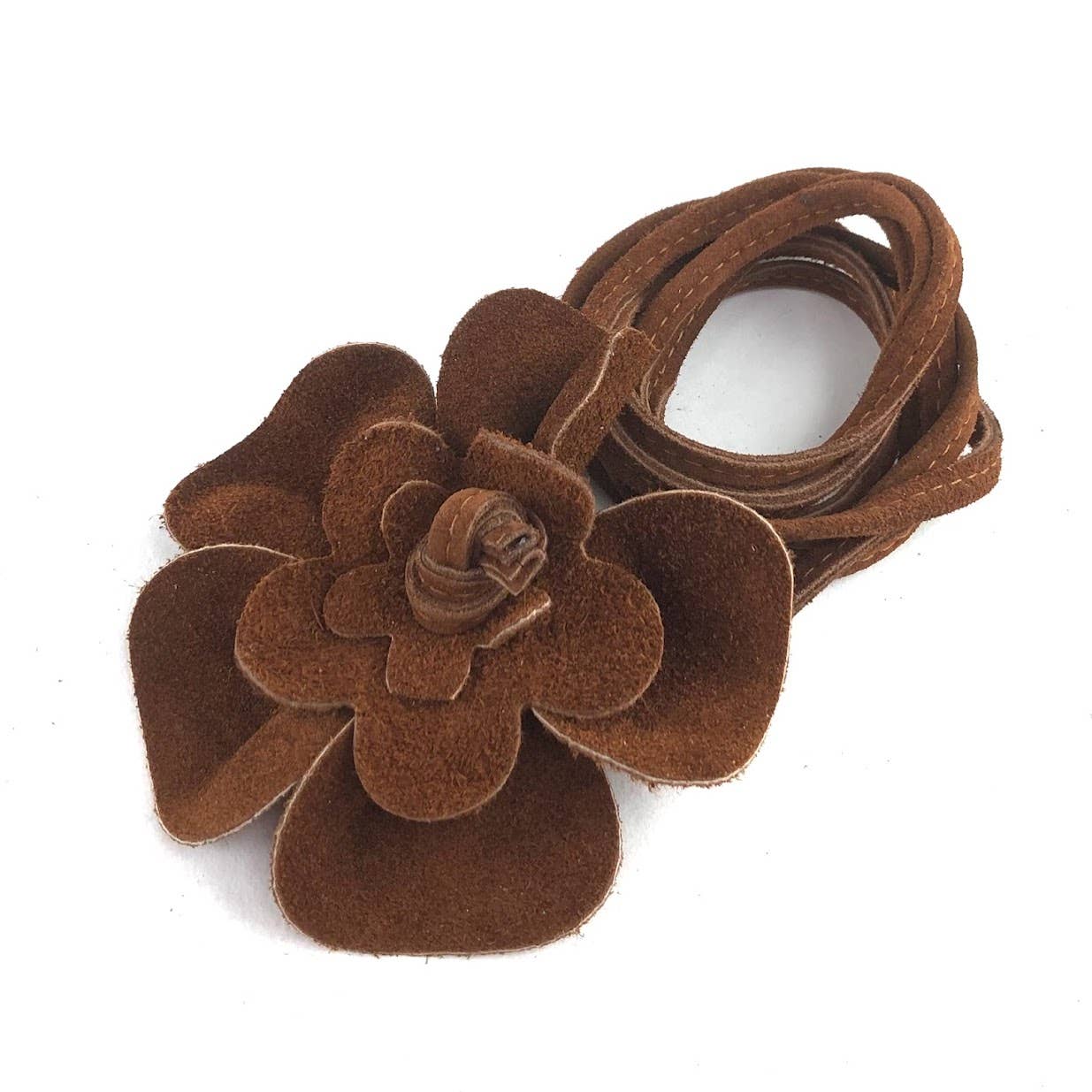 MILANO AMOUR - Wholesale Belt - Women's - BELT FLOWER MEDIUM SUEDE7