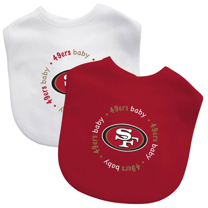 San Francisco 49ers - Lot de 2 bavoirs pour bébés pour la vente par Masterpieces Puzzles