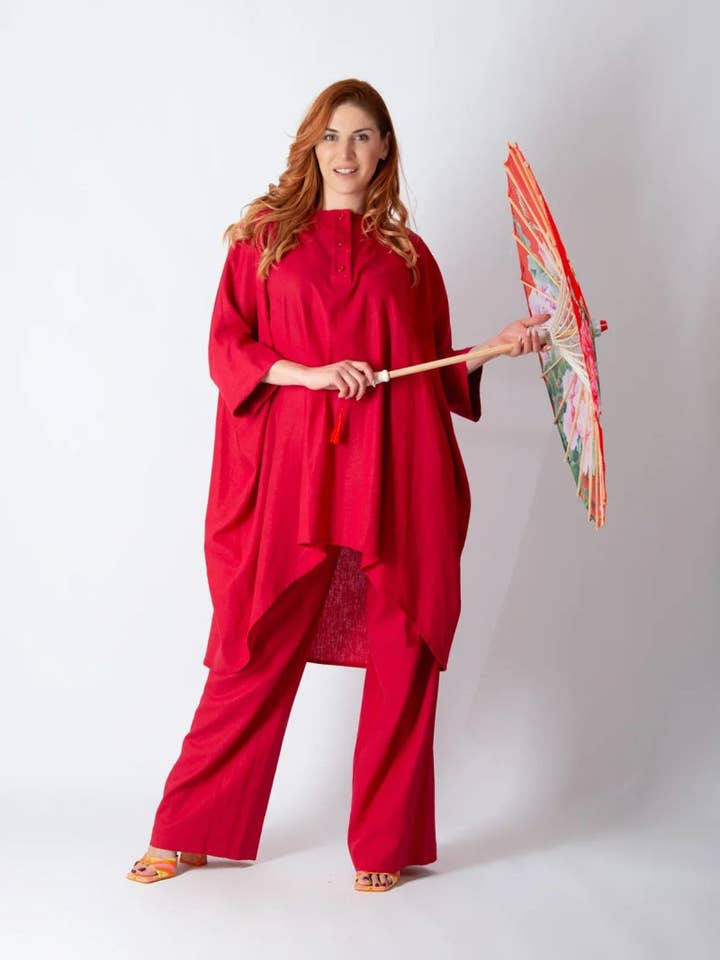 Two Pieces Linen Set DOROTHY for wholesale by EUG fashion