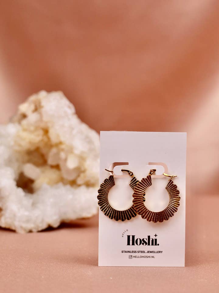 Øreringe - MOONFLOWER for engroshandel hos HELLO HOSHI