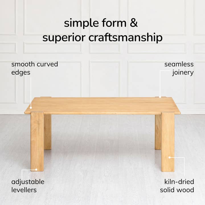 MH London - Wholesale Coffee Table - Melody Solid Wood Coffee Table10