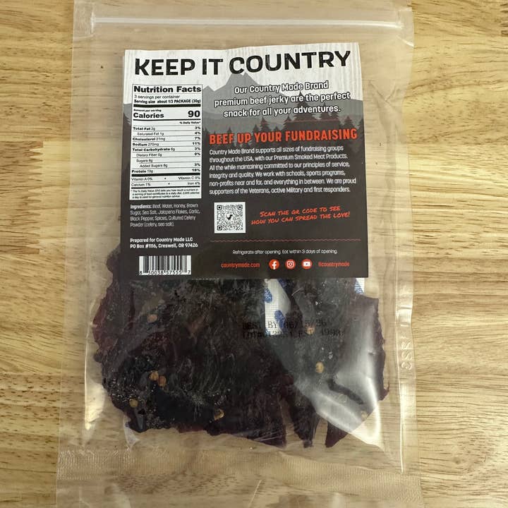 Country Made - Wholesale Jerky - Honey Jalapeno Jerky3