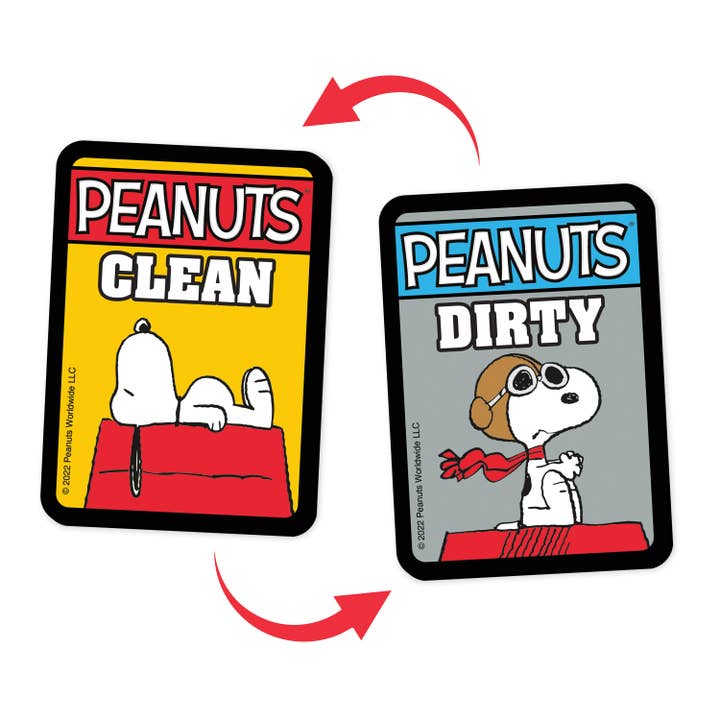 AQUARIUS, GAMAGO, ICUP, & ROCK SAWS by NMR Brands - Wholesale Magnet - Peanuts Snoopy & Ace Dishwasher Magnet