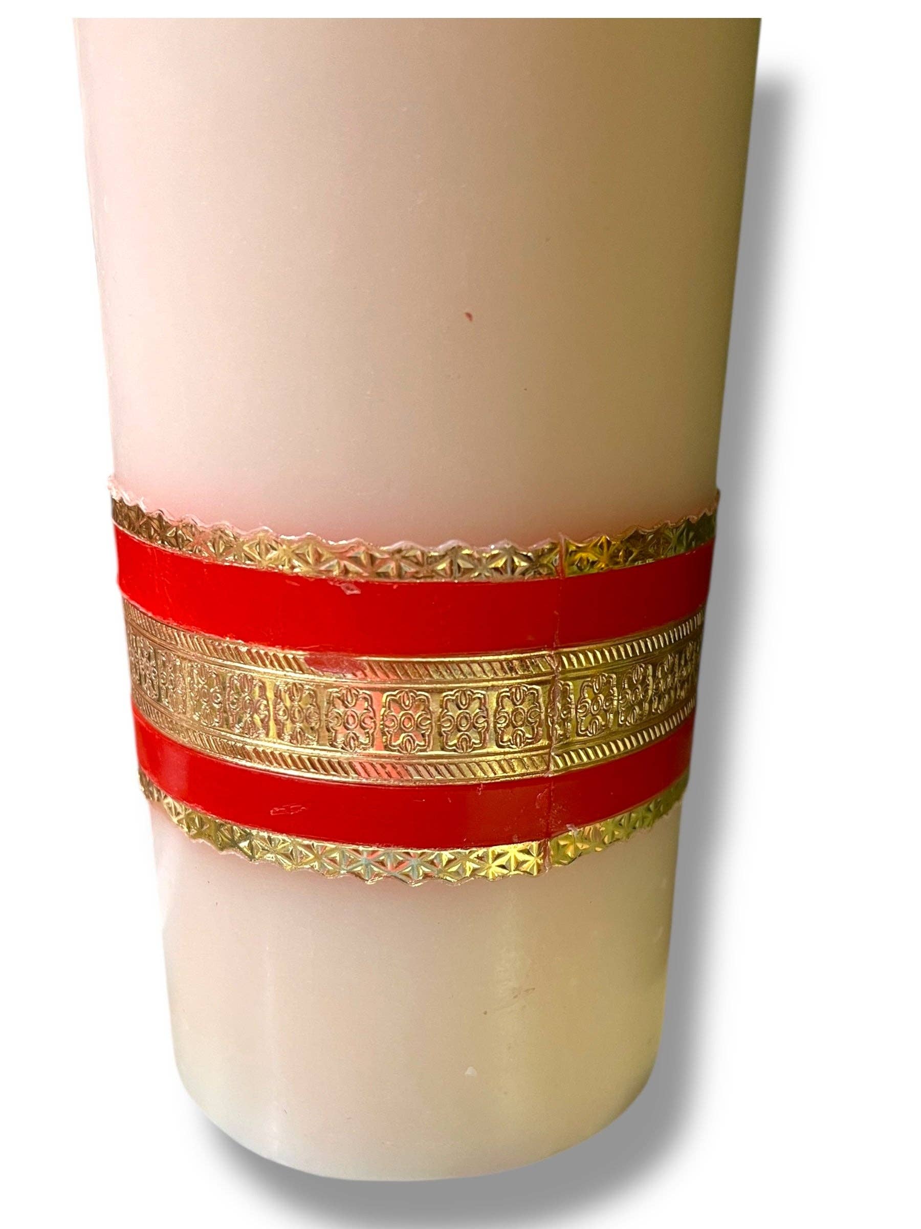 SAN JUDITAS RELIGIOUS ARTICLES - Wholesale Pillar Candle - 20" DECORATED WAX PASCHAL CANDLE4