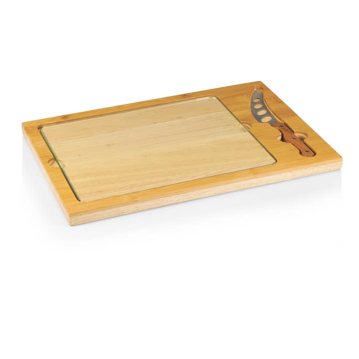 Icon Glass Top Cutting Board & Knife Set - Core for wholesale by Picnic Time Family of Brands