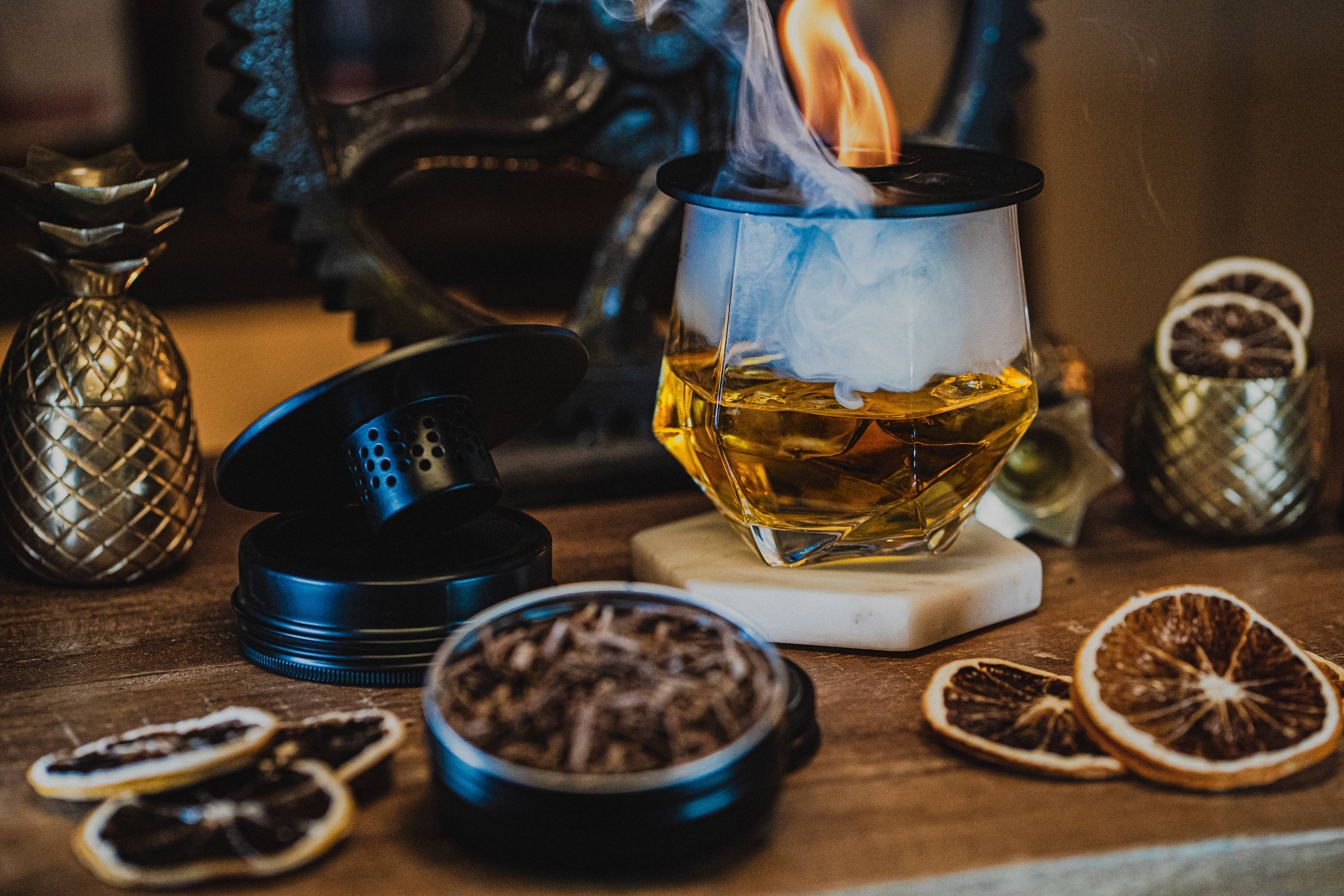 Sons of Smoke - Wholesale Bar Tool - Smoked cocktail Kit - Add smoke and style to your cocktail.4