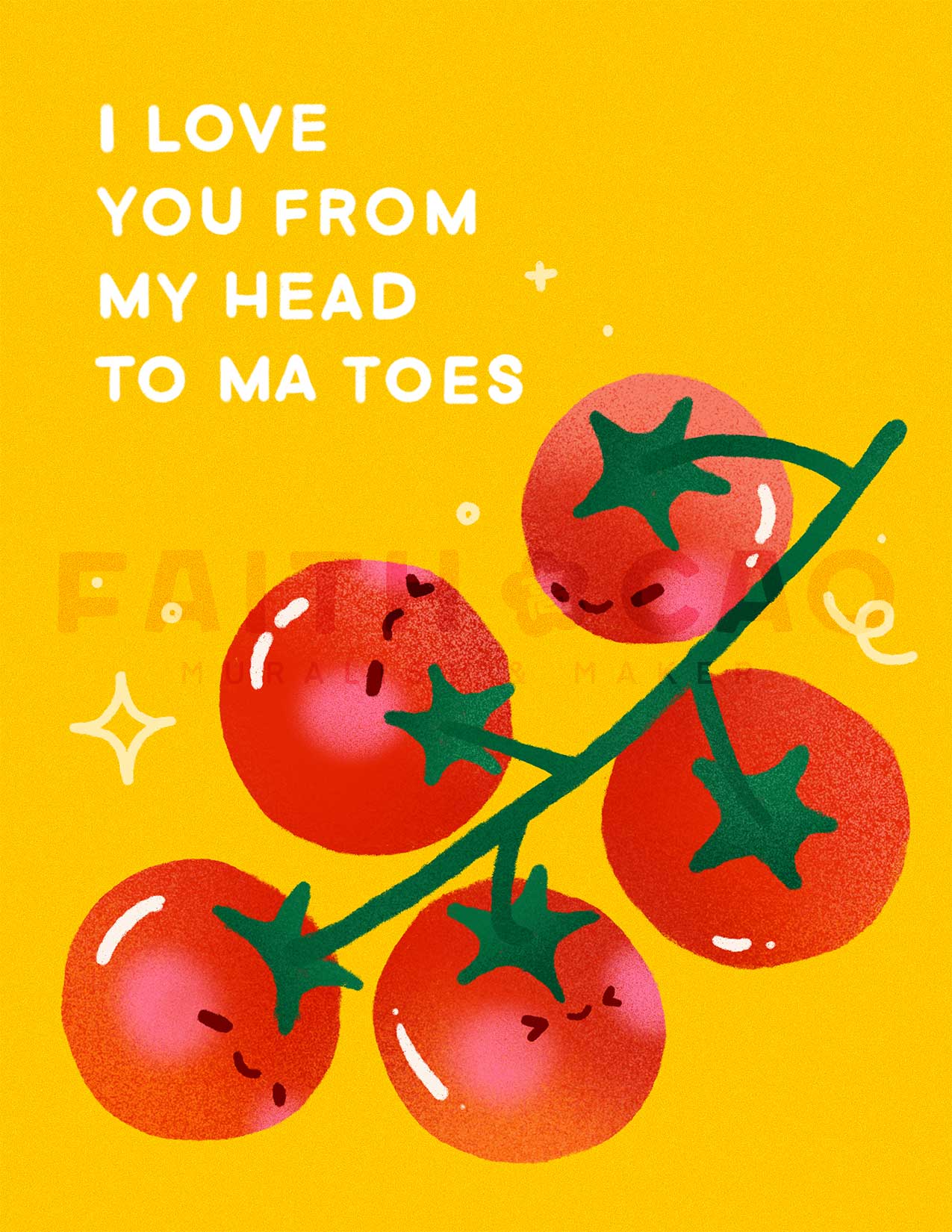 Caoculator - Wholesale Love Card - To ma toes Card1