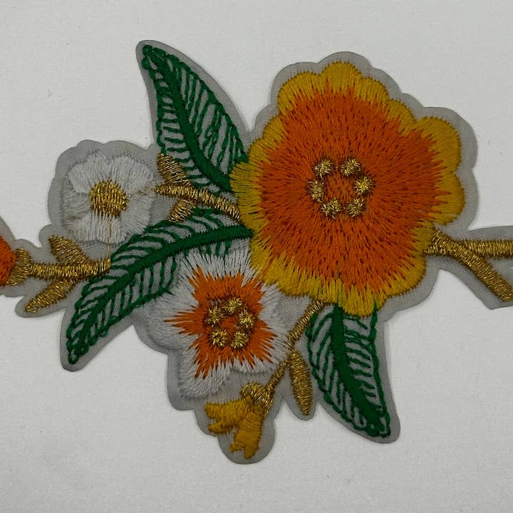 Texas Transfers - Wholesale Patch - Floral Jasmine Iron On Patches1