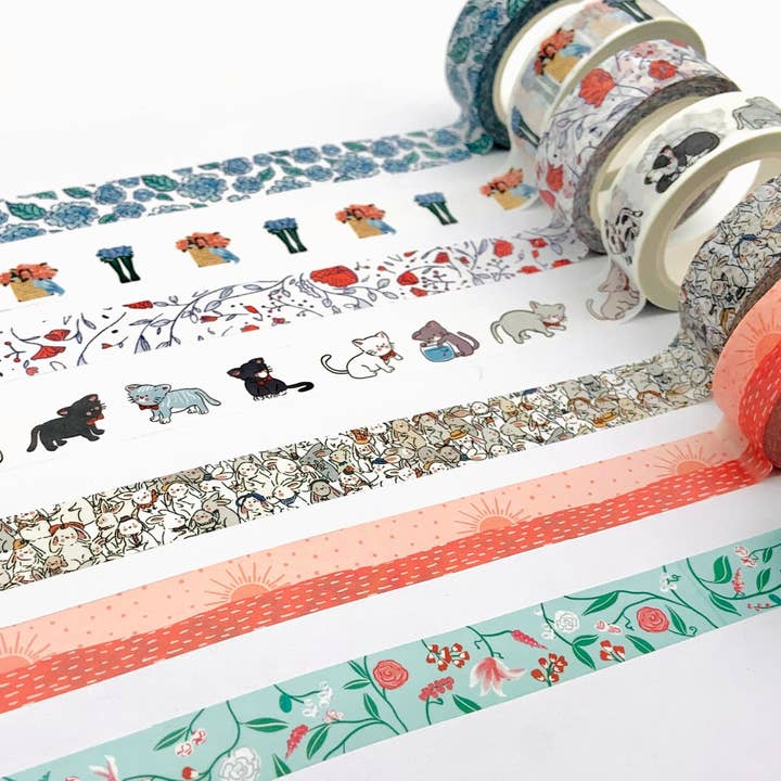 Ramus & Co. – wholesale Washitejp – Rosa solnedgång maskeringstejp