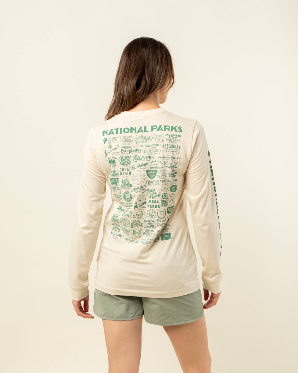 The Landmark Project - Wholesale Screen Printed T-Shirt - Unisex - See America's National Parks Unisex Long Sleeve Tee w/ Pocket7