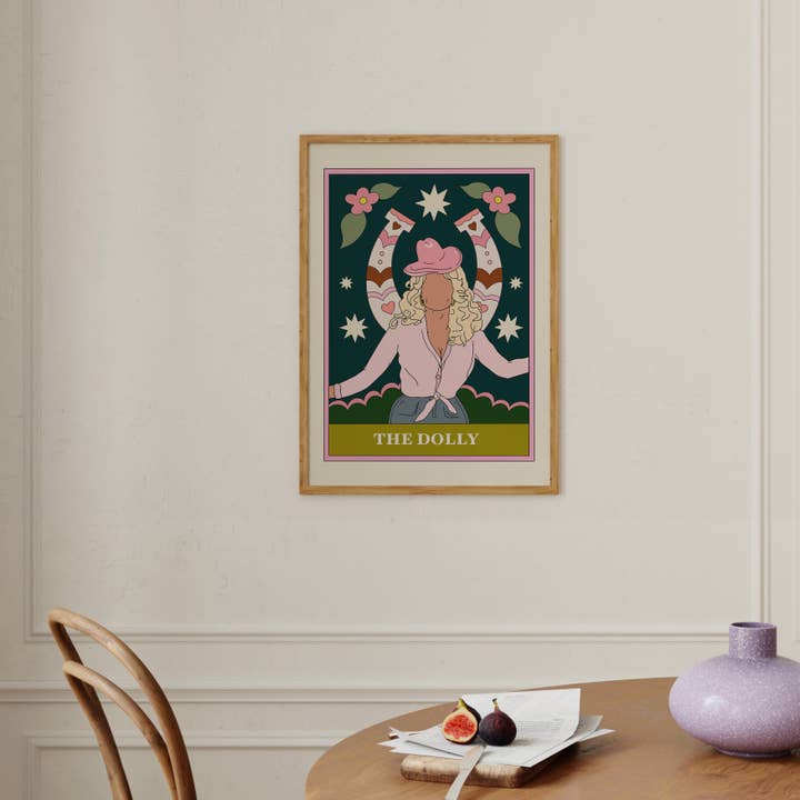 Twisted Rebel Designs - Wholesale Art Print - The Dolly Tarot Card Art Print3