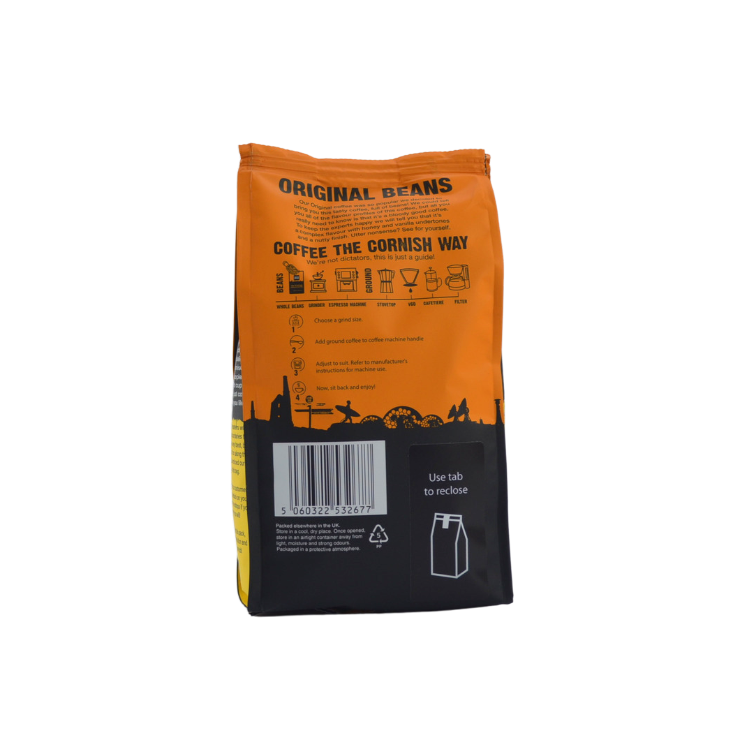 Cornish Tea and Cornish Coffee – wholesale Coffee beans – 6x 227g Cornish Coffee Original Beans2