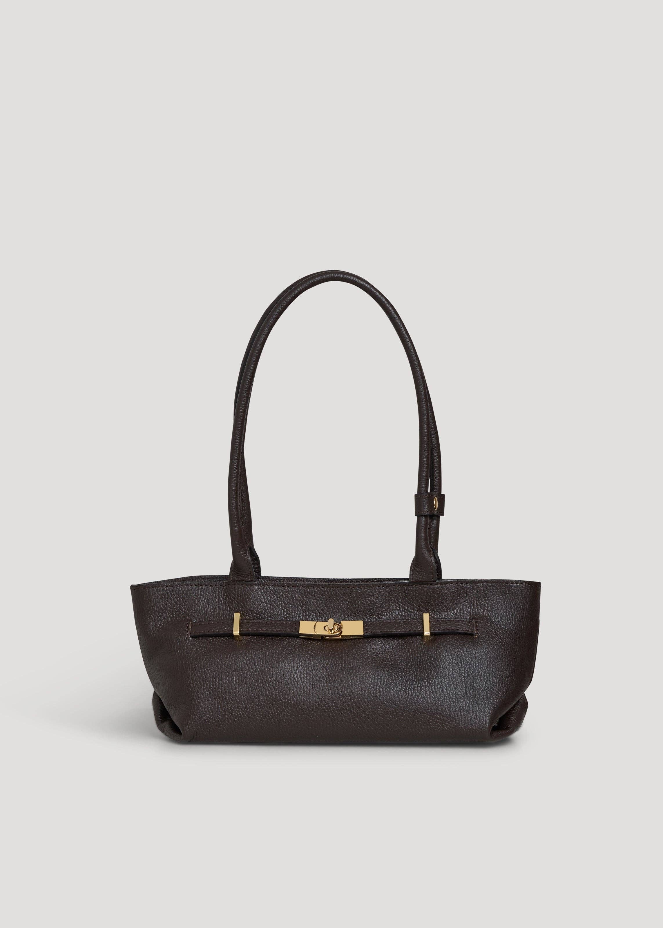 Voemièn - Wholesale Shoulder Bag - Women's - Lola Bag in Dark Brown Togo Leather