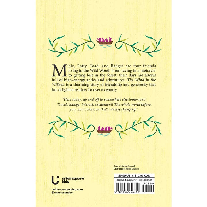 Hachette Book Group - Wholesale Classics - The Wind in the Willows by Kenneth Grahame1