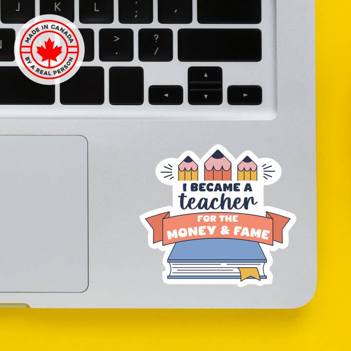 Funny Teacher Sticker for wholesale by Lunch Box Stickers