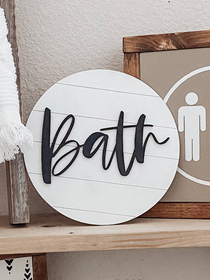 Shiplap Mini Sign - Choose your word for wholesale by Magnolia Makers