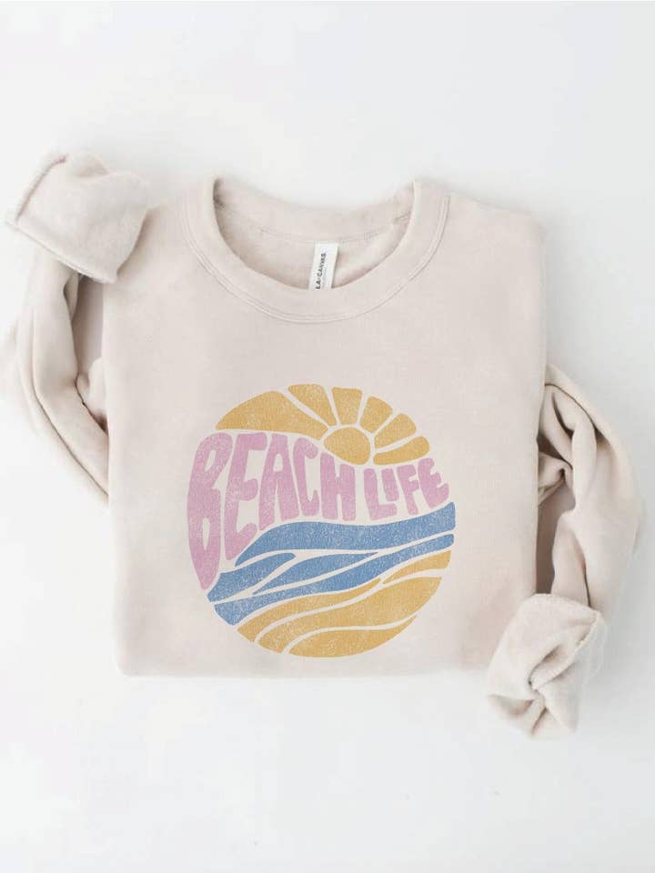 Beach Life Sweatshirt för wholesale av OAT COLLECTIVE