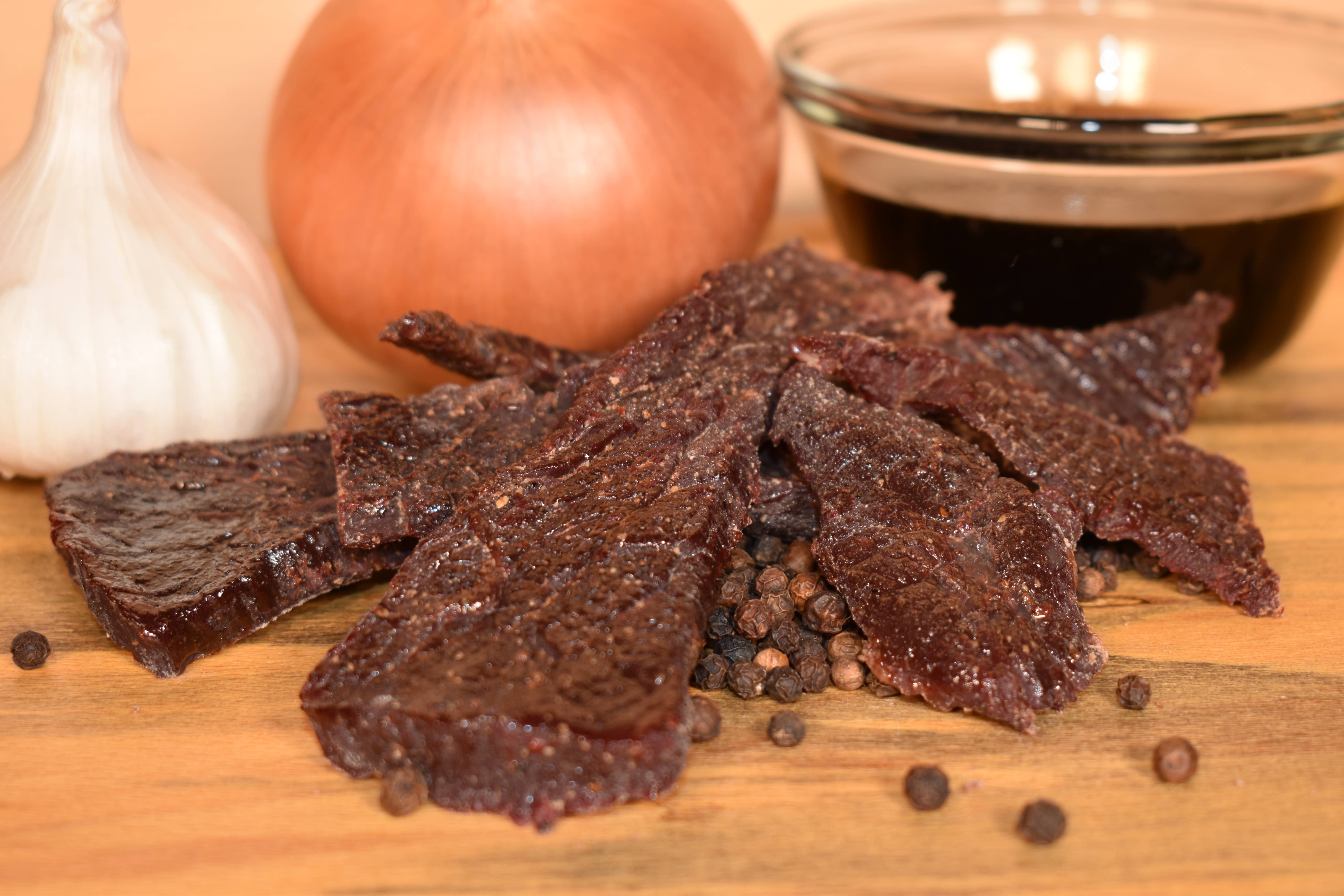 Field's Grassfed Beef - Wholesale Jerky - Peppered 100% Grassfed Beef Jerky (Case: 12 3oz Packages)2